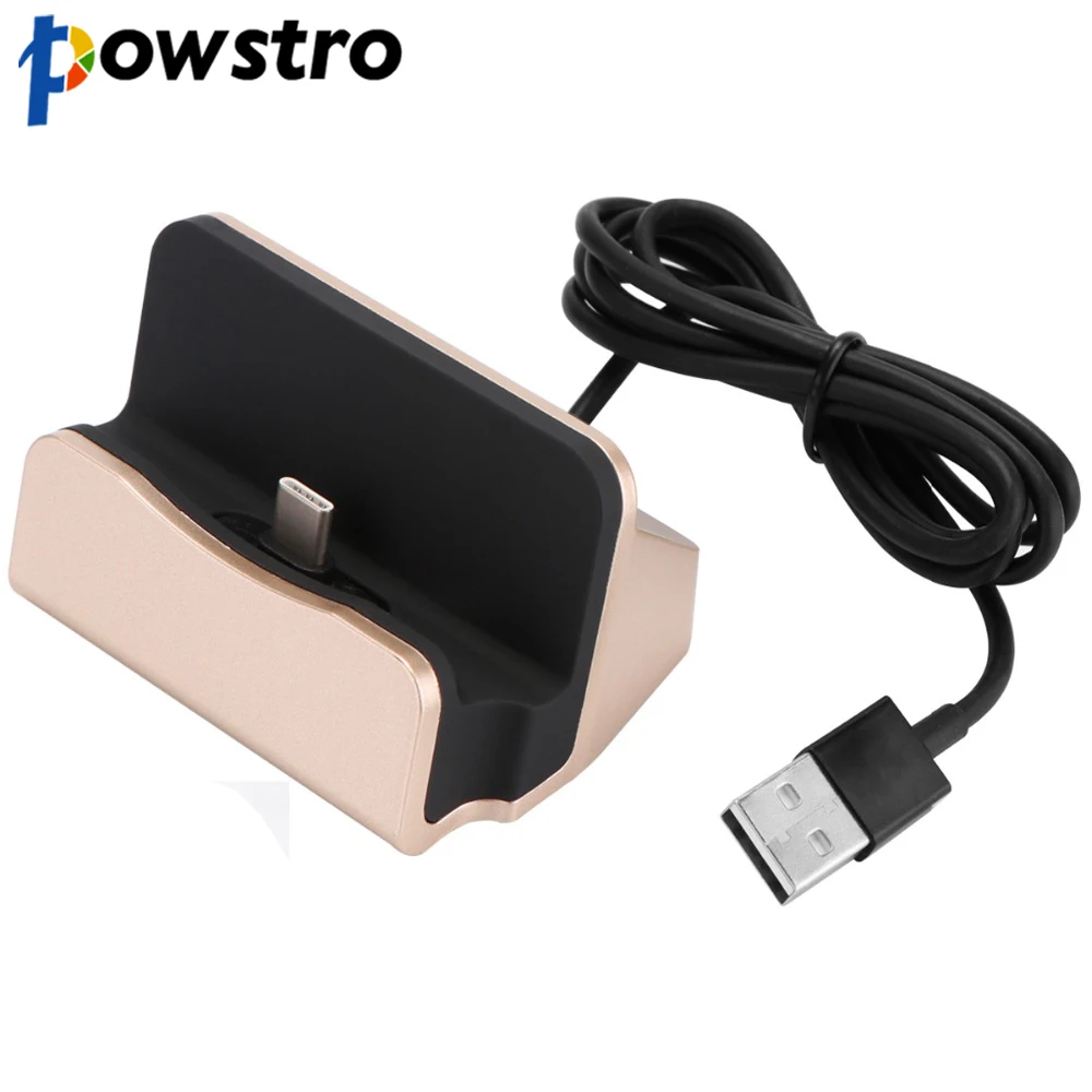 Powstro Desktop Type C Charger Dock USB C Charging Station Stand For Samsung Galaxy S6 HTC Pixel Type-C Phone Charger
Powstro Desktop Type C Charger Dock USB C Charging Station Stand For Samsung Galaxy S6 HTC Pixel Type-C Phone Charger