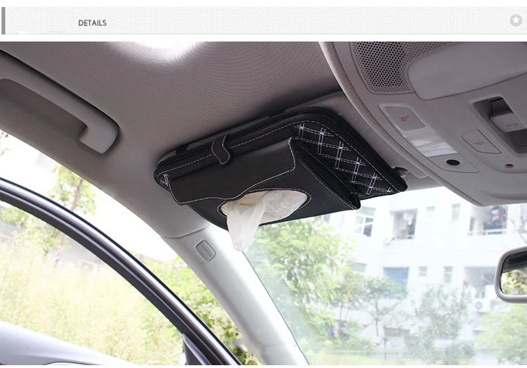 Fashion Car Styling Car Kit Tissue Box and CD Holder Visor Tissue Cover CD Holder Clipper PU Leather Car Sun Visor Tissue Box
Fashion Car Styling Car Kit Tissue Box and CD Holder Visor Tissue Cover CD Holder Clipper PU Leather Car Sun Visor Tissue Box