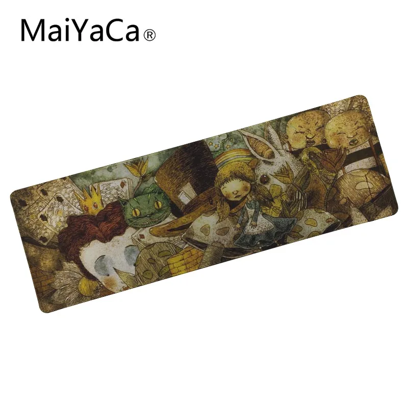 MaiYaCa Dropshipping Custom pattern For alice in wonderland Mouse pad Large Locked Edge mouse pads Size 900*300 MM Table mats
MaiYaCa Dropshipping Custom pattern For alice in wonderland Mouse pad Large Locked Edge mouse pads Size 900*300 MM Table mats