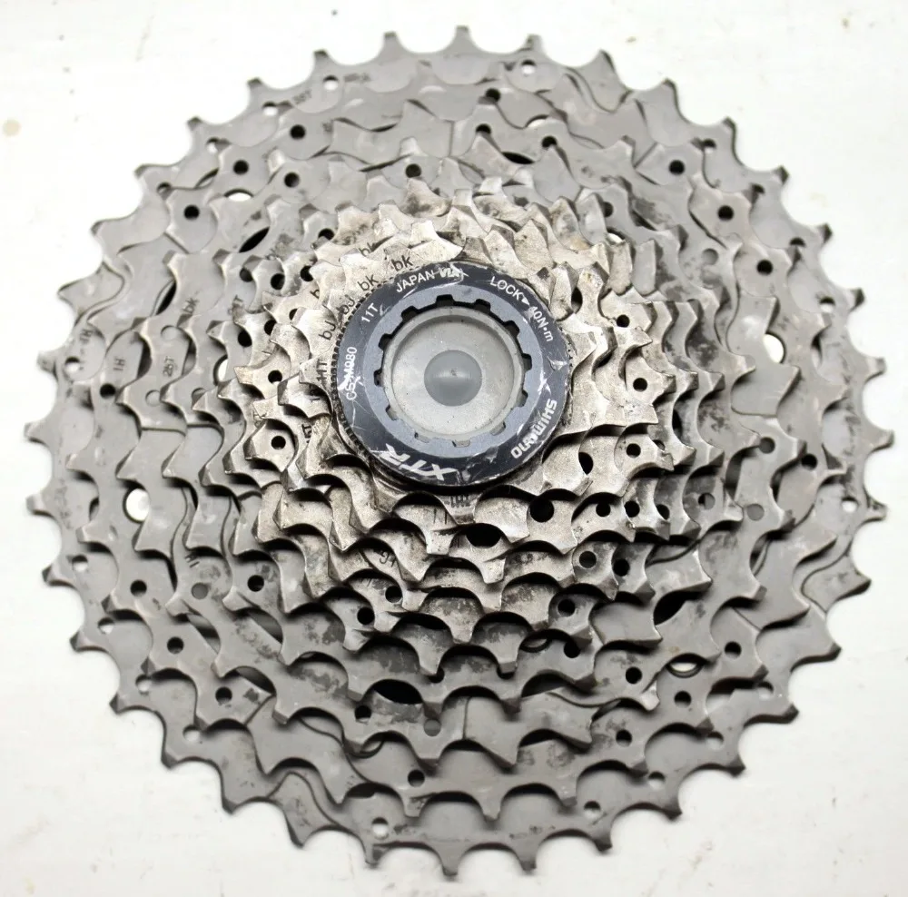 Original Shimano X T R CS-M980 Bike 10-Speed 11-36T Dyna-Sys Titanium Mountain Bike Cassette Freewheel Bicycle Parts
Original Shimano X T R CS-M980 Bike 10-Speed 11-36T Dyna-Sys Titanium Mountain Bike Cassette Freewheel Bicycle Parts