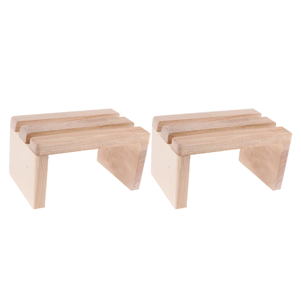 2PCs Wood Foot Step Stool Platform For Feet Spa Bath Barrel Bucket Toilet Seat Under Desk 2PCs Wood Foot Step Stool Platform For Feet Spa Bath Barrel Bucket Toilet Seat Under Desk