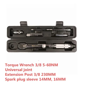 5 Pcs Magnetic spark plug torque wrench Set Car repair tool 3/8 5-60NM Spanner Ratchet Wrench hand tool set
5 Pcs Magnetic spark plug torque wrench Set Car repair tool 3/8 5-60NM Spanner Ratchet Wrench hand tool set