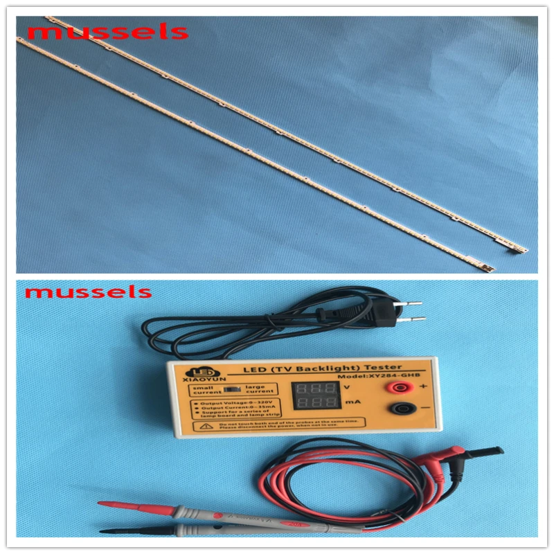 LED Backlight strip For Samsung 55'' TV 100 lamp 680mm UA55D6600 BN64-01664A UA55D6000 UA55D6400 2pcs and LED tester 1pcs New
LED Backlight strip For Samsung 55'' TV 100 lamp 680mm UA55D6600 BN64-01664A UA55D6000 UA55D6400 2pcs and LED tester 1pcs New