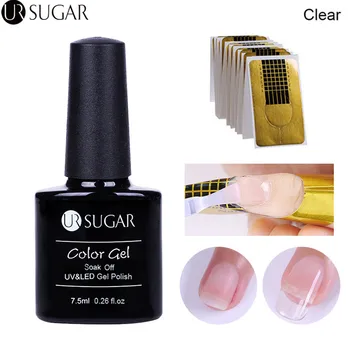 UR SUGAR Clear Quick Extension Gel Polish 7.5ml extension nail gel Pink Builder UV Gel With 20Pcs Nail Form Tips Gel
UR SUGAR Clear Quick Extension Gel Polish 7.5ml extension nail gel Pink Builder UV Gel With 20Pcs Nail Form Tips Gel