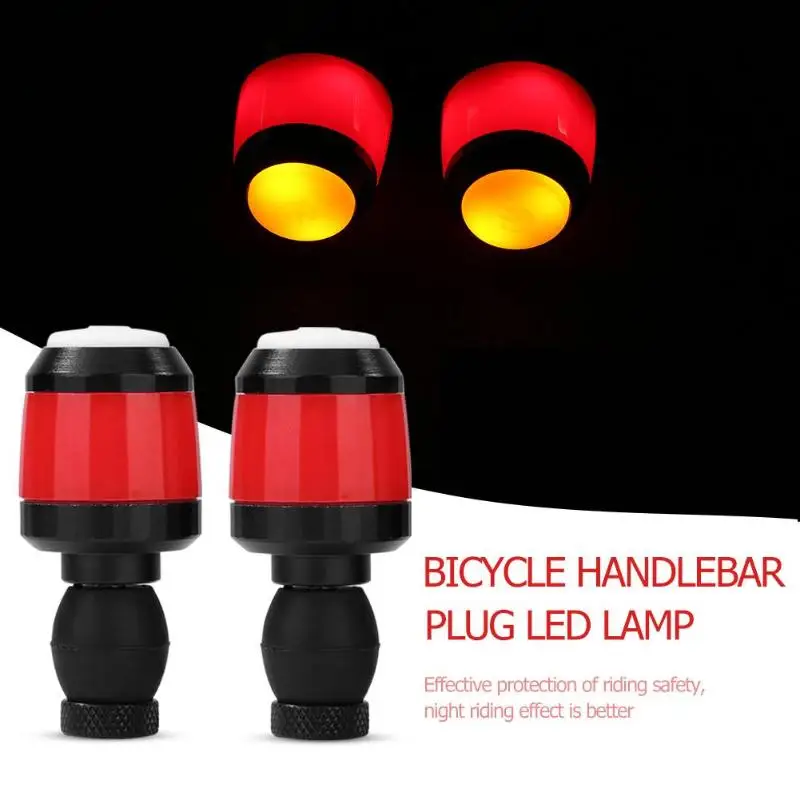 1 Pair Bike Handle Bar Grip End Plug LED Safety Riding Cycling Light Warning Turning Signal Lamp Bicycle Accessories Bikes Parts
1 Pair Bike Handle Bar Grip End Plug LED Safety Riding Cycling Light Warning Turning Signal Lamp Bicycle Accessories Bikes Parts