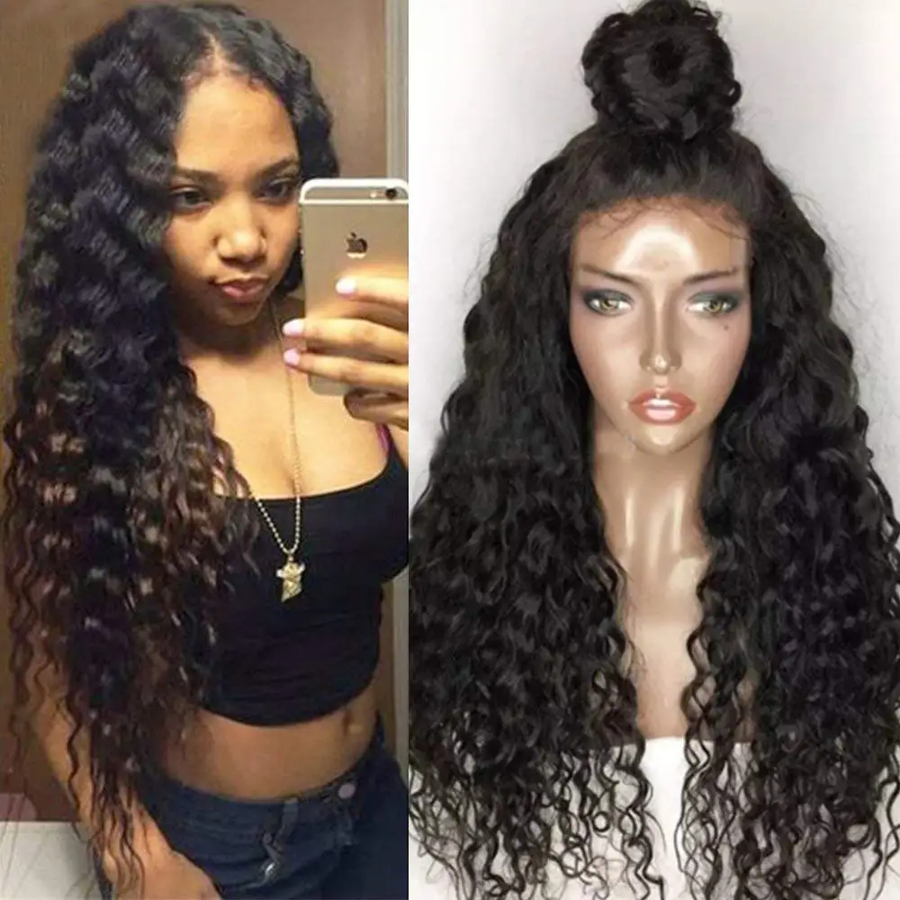 SimBeauty Deep Wave 13X6 Lace Front Wigs Braizilian Remy Human Hair Pre Plucked Hairline Natural Color with Baby Hair For Women
SimBeauty Deep Wave 13X6 Lace Front Wigs Braizilian Remy Human Hair Pre Plucked Hairline Natural Color with Baby Hair For Women