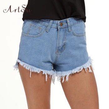 ArtSu Women Denim Shorts Vintage High Waist Cuff Jeans Shorts Girl Streetwear Sexy Tassel Pockets Hot Short Plus Size ASSH50000
ArtSu Women Denim Shorts Vintage High Waist Cuff Jeans Shorts Girl Streetwear Sexy Tassel Pockets Hot Short Plus Size ASSH50000