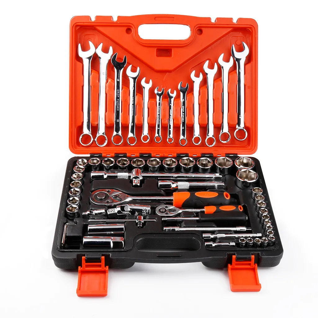 Maintenance box Car repair kit mountain bike multi-functional combination 61PC Industrial grade hand tools socket set Car repair
Maintenance box Car repair kit mountain bike multi-functional combination 61PC Industrial grade hand tools socket set Car repair