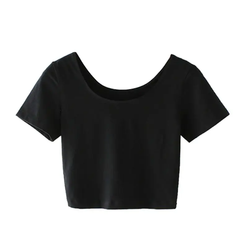 Easy Match Basic Stretch T-shirts Summer Sexy Crop Top Ladies Short Sleeve T Shirt Women Tops
Easy Match Basic Stretch T-shirts Summer Sexy Crop Top Ladies Short Sleeve T Shirt Women Tops