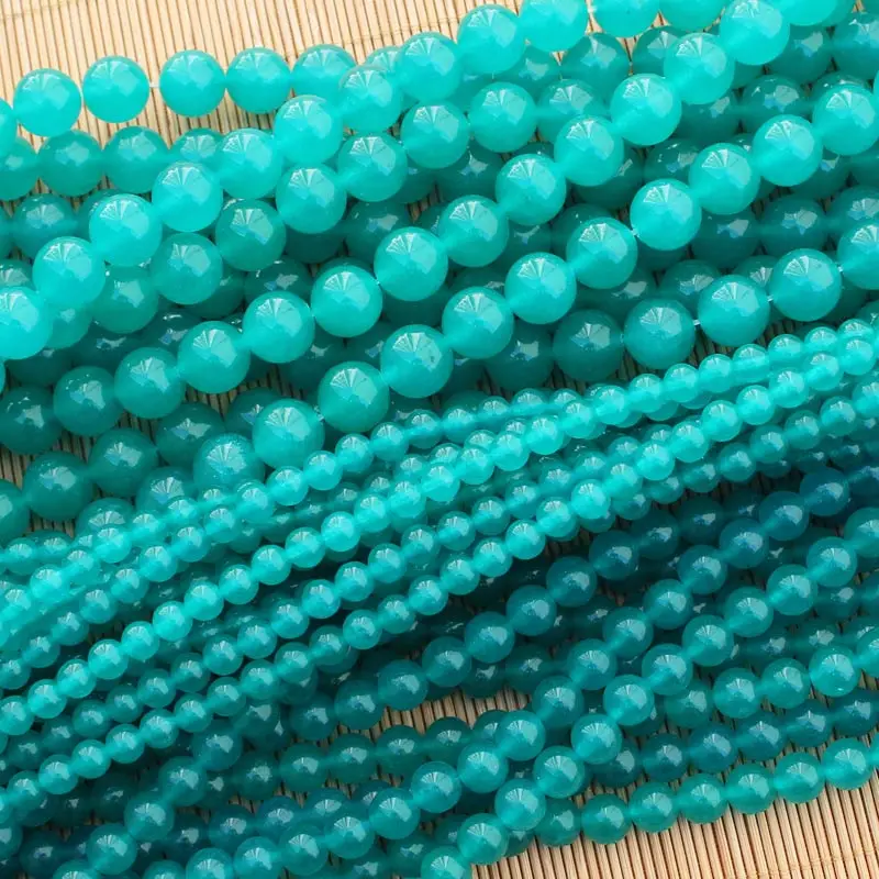 Lake Blue Color Jades 6-12mm Round Loose Beads 15",BeadsFor DIY Jewelry Making !We provide mixed wholesale for all items! 
Lake Blue Color Jades 6-12mm Round Loose Beads 15",BeadsFor DIY Jewelry Making !We provide mixed wholesale for all items!