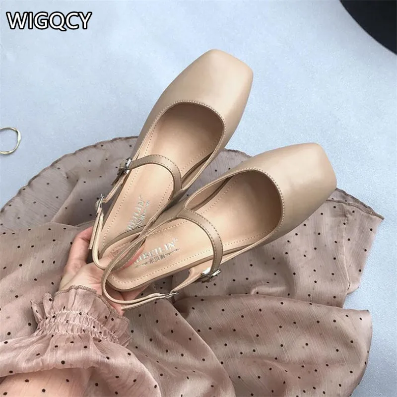 WIGQCY 2019 Spring new fashion wild sandals women's head women's sandals Baotou belt buckle solid color flat casual shoes X198
WIGQCY 2019 Spring new fashion wild sandals women's head women's sandals Baotou belt buckle solid color flat casual shoes X198