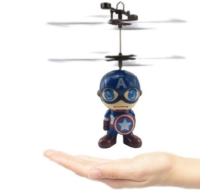 

Minion Fly Flashing helicopter Hand Control RC Toy induction mini Helicopter Quadcopter RC Drone Ar.dron with LED Toys For Kids