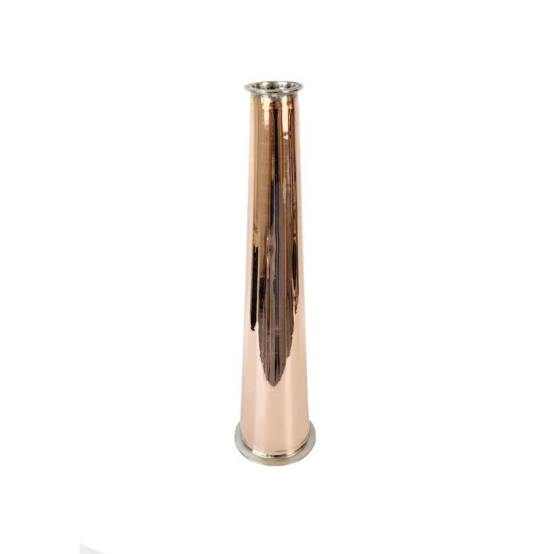 Медный конус для луковой головки 3 "(76 мм) x 2"(51 мм). Виски. Дистилляция|Фитинги