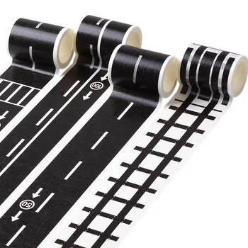 500pcs 48mmX5m Railway Road Paper Washi Tape Wide Creative Traffic Road Adhesive Masking Tape Road for Kids Toy Car Play
500pcs 48mmX5m Railway Road Paper Washi Tape Wide Creative Traffic Road Adhesive Masking Tape Road for Kids Toy Car Play