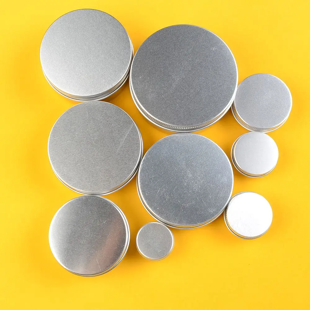 Aluminium Empty Portable Empty Makeup Cosmetic Pot Sample for Cream Jar Tin Container Silver Box Screw Lid Craft Dropshipping
Aluminium Empty Portable Empty Makeup Cosmetic Pot Sample for Cream Jar Tin Container Silver Box Screw Lid Craft Dropshipping