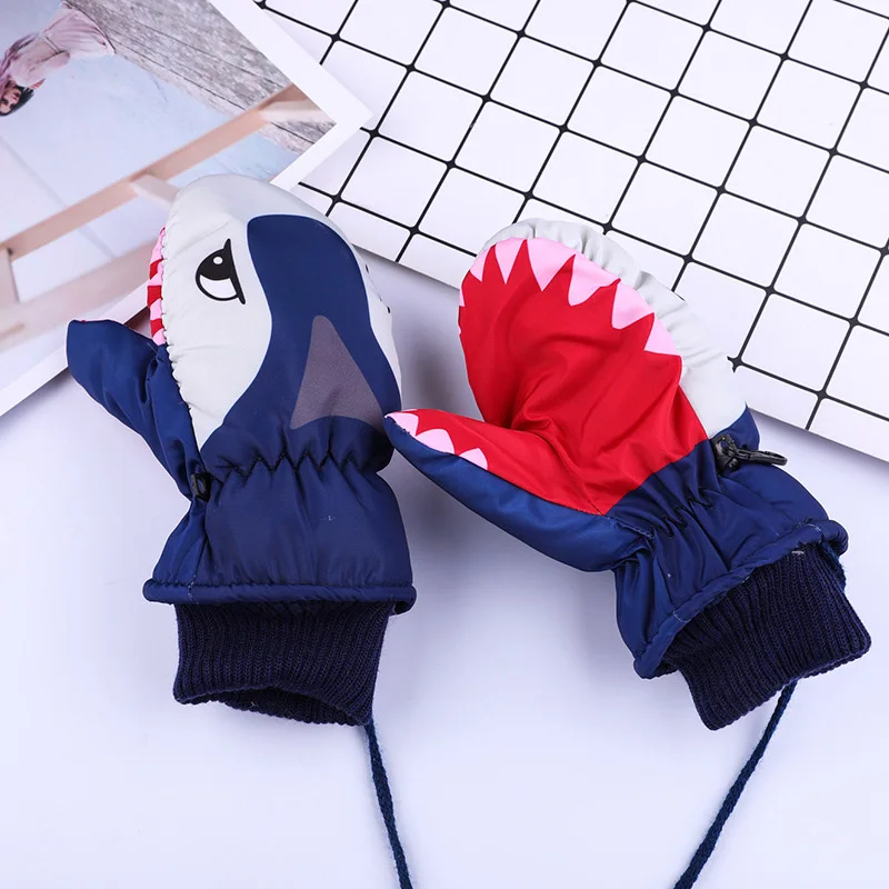 2-10 Years Old Children's Cartoon Shark Windproof Ski Mitten Winter Boy/Girl Thicker Velvet Warm Outdoor Sport Fitness Glove A91
2-10 Years Old Children's Cartoon Shark Windproof Ski Mitten Winter Boy/Girl Thicker Velvet Warm Outdoor Sport Fitness Glove A91