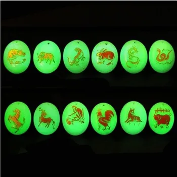 Luminous Pendant of the twelve zodiac of noctilucent stone
Luminous Pendant of the twelve zodiac of noctilucent stone