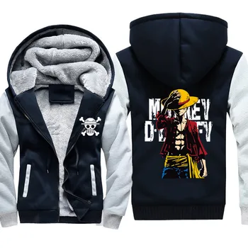 Hot The New Brand Winter Jacket Mens Luffy Anime Logo Male Models With Velvet Warm Hoodies Streetwear Men One Piece Anime Jacket
Hot The New Brand Winter Jacket Mens Luffy Anime Logo Male Models With Velvet Warm Hoodies Streetwear Men One Piece Anime Jacket