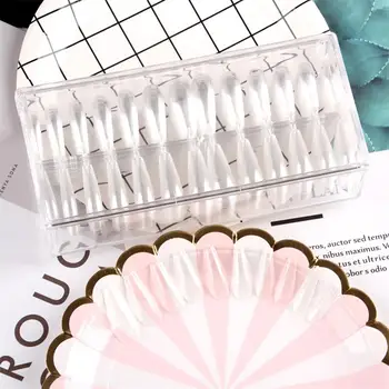 40# Hot Sale 520Pcs/Set Ballerina False Nails Full Cover Natural/Clear Artificial Fake Tips Nail Art Tool Fake Tips
40# Hot Sale 520Pcs/Set Ballerina False Nails Full Cover Natural/Clear Artificial Fake Tips Nail Art Tool Fake Tips