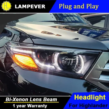 Lampever Styling for Highlander LED Headlights 2012-2013 LED DRL Lens Double Beam H7 HID Xenon Car Accessories
Lampever Styling for Highlander LED Headlights 2012-2013 LED DRL Lens Double Beam H7 HID Xenon Car Accessories
