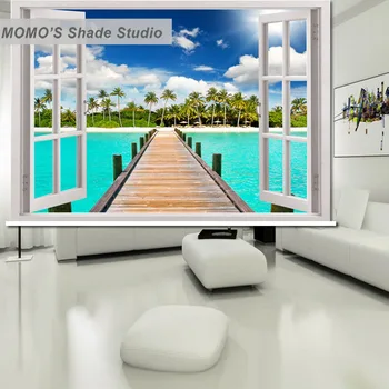 MOMO Seaside Window Curtains Roller Shades Blinds Thermal Insulated Blackout Fabric Custom Size, Alice 61
MOMO Seaside Window Curtains Roller Shades Blinds Thermal Insulated Blackout Fabric Custom Size, Alice 61
