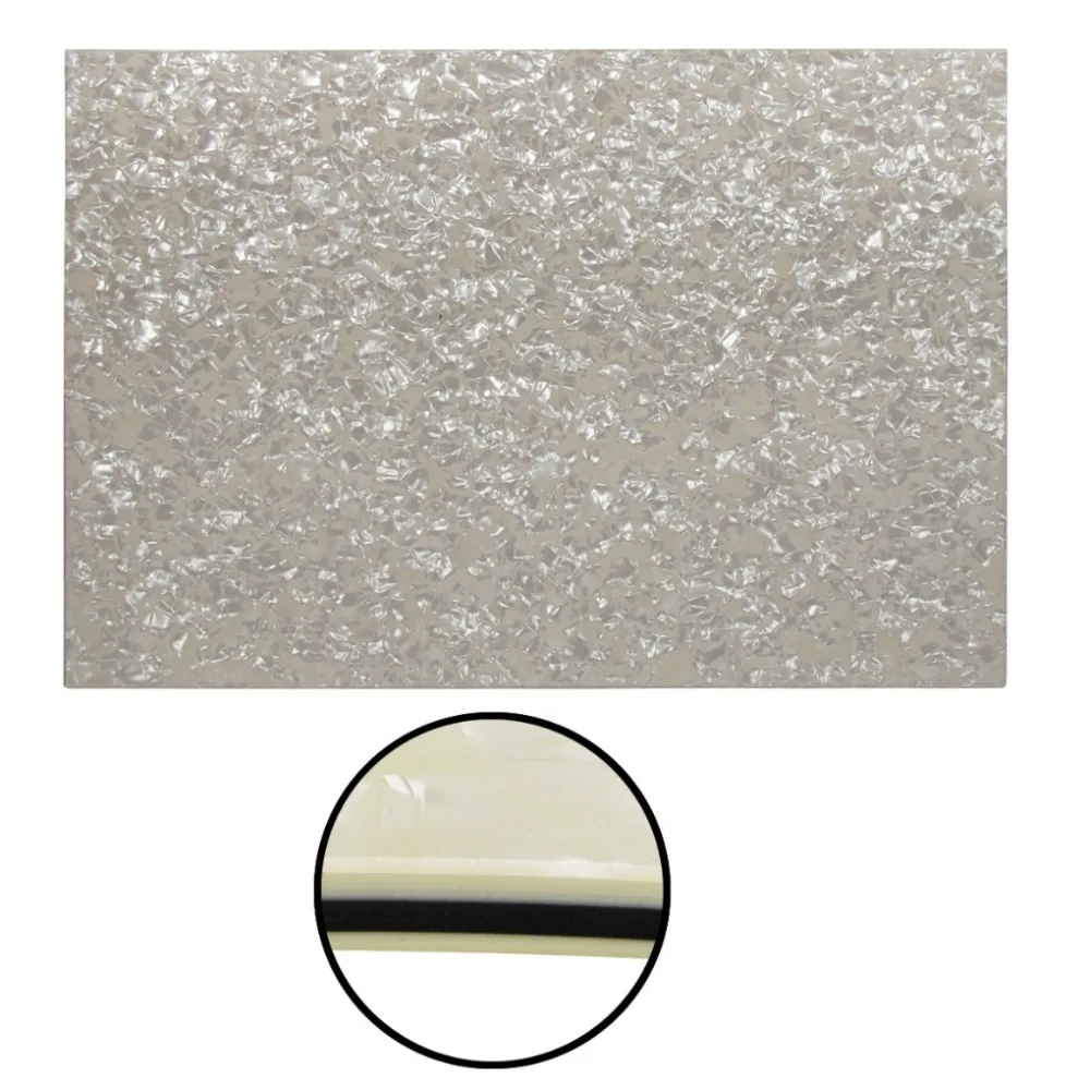 FLEOR 4Ply Pickguard Guitar Bass Pickguard Blank Material Sheet Scratch Plate 43x29x0.23cm White / Aged Pearl Guitar Accessories
FLEOR 4Ply Pickguard Guitar Bass Pickguard Blank Material Sheet Scratch Plate 43x29x0.23cm White / Aged Pearl Guitar Accessories
