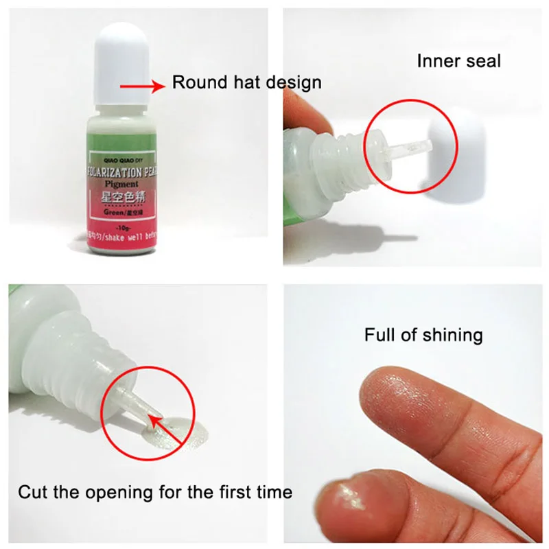 10g Liquid Polarization Pearl Pigment Dye Resin Epoxy for DIY Jewelry Making Crafts Handmade WXV Sale
10g Liquid Polarization Pearl Pigment Dye Resin Epoxy for DIY Jewelry Making Crafts Handmade WXV Sale