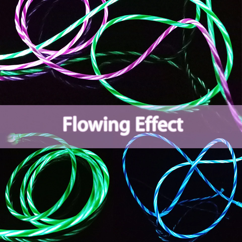 1M Luminous Cable Fast Charging Date Line 3.0 USB Micro IOS Type C LED Cabel Flowing Glow Data For iPhone Samsung Xiaomi Huawei
1M Luminous Cable Fast Charging Date Line 3.0 USB Micro IOS Type C LED Cabel Flowing Glow Data For iPhone Samsung Xiaomi Huawei