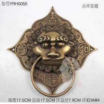 decoration bronze factory outlets Pure Brass Delicate Chinese Classical Auspicous Door-knocker Mighty Lion Statue Ring-pull
decoration bronze factory outlets Pure Brass Delicate Chinese Classical Auspicous Door-knocker Mighty Lion Statue Ring-pull