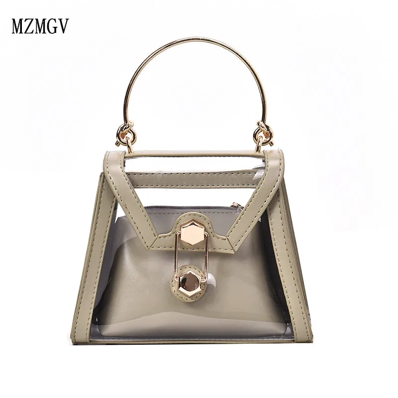 2019 fashion jelly transparent handbag plastic shoulder bag buckle chain lock handbag 2pc Messenger bag candy female beach bag
2019 fashion jelly transparent handbag plastic shoulder bag buckle chain lock handbag 2pc Messenger bag candy female beach bag