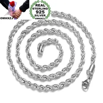 OMHXZJ Wholesale Personality Fashion Unisex Party Wedding Gift Silver 2MM Rope Chain 925 Sterling Silver Chain Necklace NC184
OMHXZJ Wholesale Personality Fashion Unisex Party Wedding Gift Silver 2MM Rope Chain 925 Sterling Silver Chain Necklace NC184