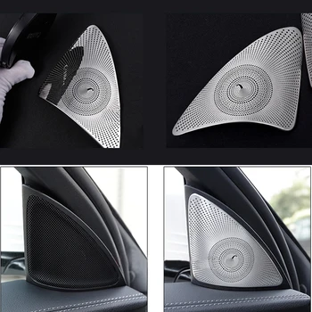 Car-styling Door Stereo Speaker decoration decals auto Tweeter trim strips covers 2pcs For Mercedes Benz New E class W213 16-17
Car-styling Door Stereo Speaker decoration decals auto Tweeter trim strips covers 2pcs For Mercedes Benz New E class W213 16-17