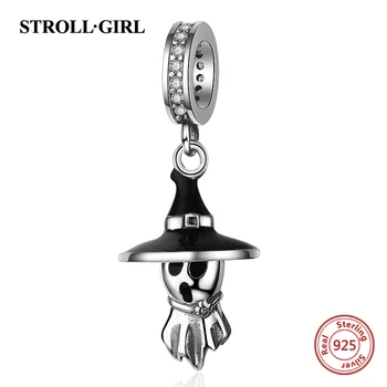 100% 925 sterling silver Beads Black hat ghost Charms fit original European bracelet fashion jewelry Making for women gift
100% 925 sterling silver Beads Black hat ghost Charms fit original European bracelet fashion jewelry Making for women gift