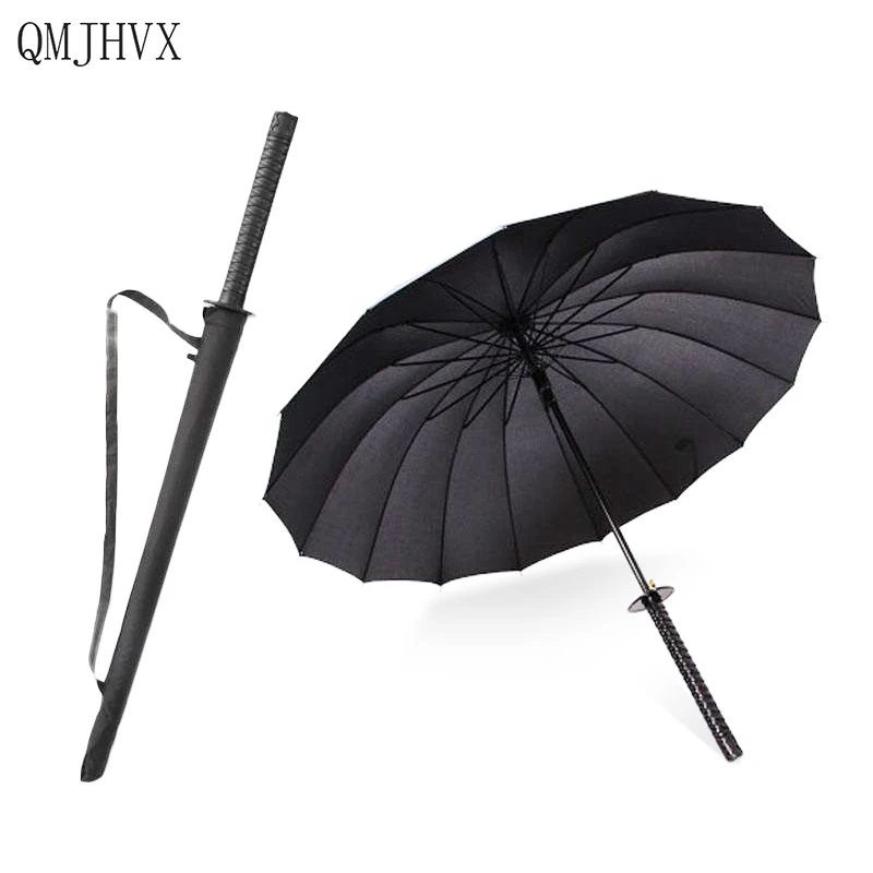 QMJHVX Brand Hot Sales Samurai Sword Bone Umbrella Drop Shipping Semiautomatic Long-handle Large Windproof Sun Rainny Umbrella
QMJHVX Brand Hot Sales Samurai Sword Bone Umbrella Drop Shipping Semiautomatic Long-handle Large Windproof Sun Rainny Umbrella