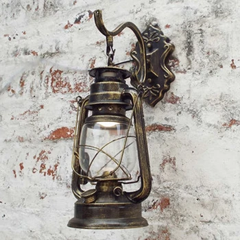 Retro Barn Lantern European kerosene wall lamp bedroom bedside wall sconce,Wrought Iron glass restaurant bar aisle light fixture
Retro Barn Lantern European kerosene wall lamp bedroom bedside wall sconce,Wrought Iron glass restaurant bar aisle light fixture