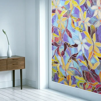 Frosted Stained Flower Window Film Glass Stickers Frosted Opaque Bathroom Self Adhesive Film Bedroom Home Privacy Protection
Frosted Stained Flower Window Film Glass Stickers Frosted Opaque Bathroom Self Adhesive Film Bedroom Home Privacy Protection