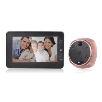 Electronic Intercom Door Viewer Doorbell 4.3" HD Video Photo Peephole Camera Two-way Speaking IR Night Vision Wide Angle
Electronic Intercom Door Viewer Doorbell 4.3" HD Video Photo Peephole Camera Two-way Speaking IR Night Vision Wide Angle