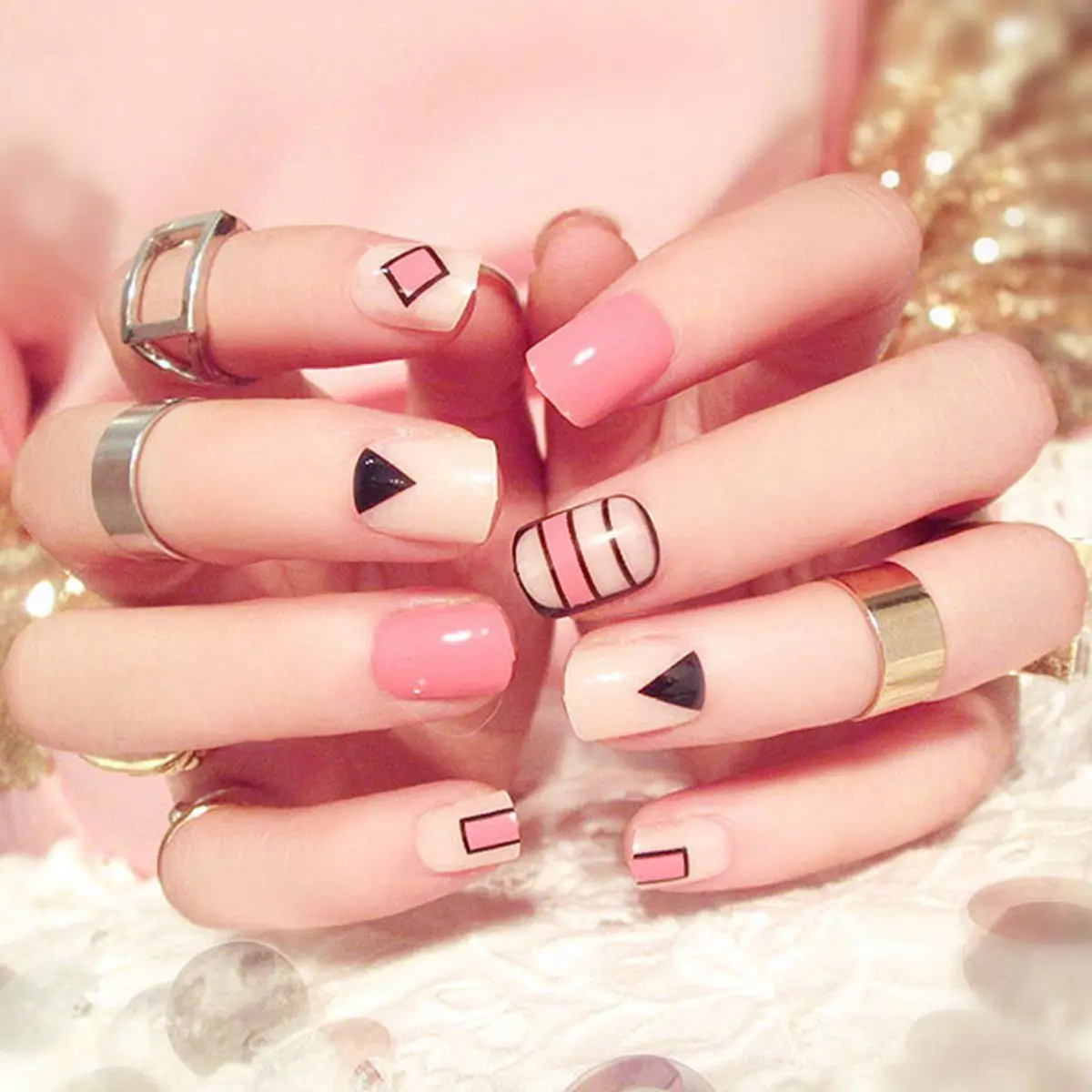 Fashion Natural Pink False Nails Flat Top Acrylic Fake Nails Geometric DIY Nail Art Tip Full Cover Manicure Tools Z111
Fashion Natural Pink False Nails Flat Top Acrylic Fake Nails Geometric DIY Nail Art Tip Full Cover Manicure Tools Z111