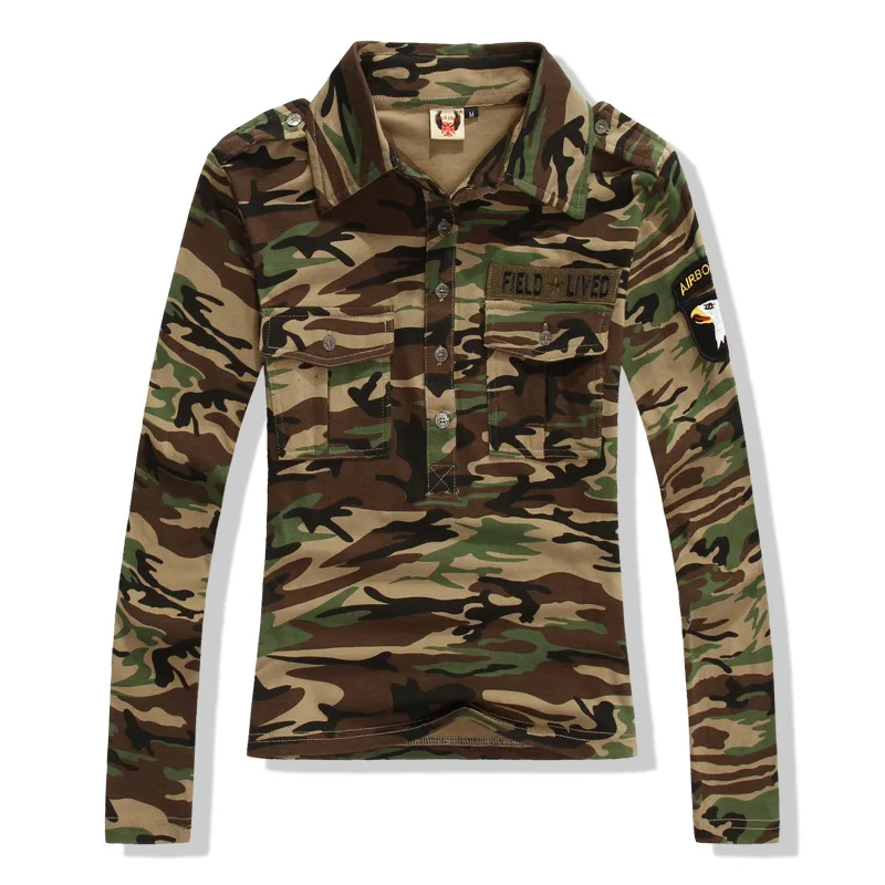 Camouflage T Shirts Womens Military Uniform Cotton Tops Army Leisure Printed T-shirt Female Camouflage Woodland Tshirt
Camouflage T Shirts Womens Military Uniform Cotton Tops Army Leisure Printed T-shirt Female Camouflage Woodland Tshirt