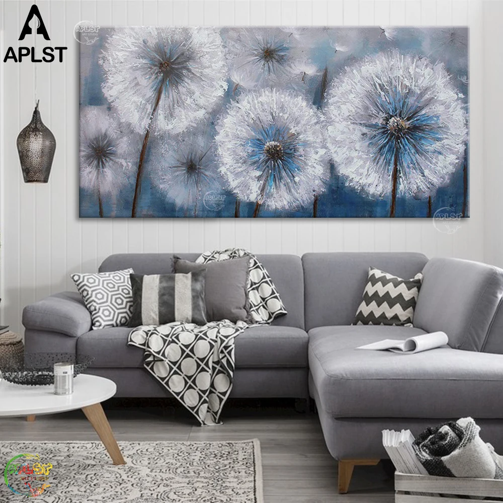 Textured Dandelion Flowers Decoration Hand Painted Oil Painting Canvas Flowers Acrylic Art Decorative Wall Pictures (No Frame)
Textured Dandelion Flowers Decoration Hand Painted Oil Painting Canvas Flowers Acrylic Art Decorative Wall Pictures (No Frame)