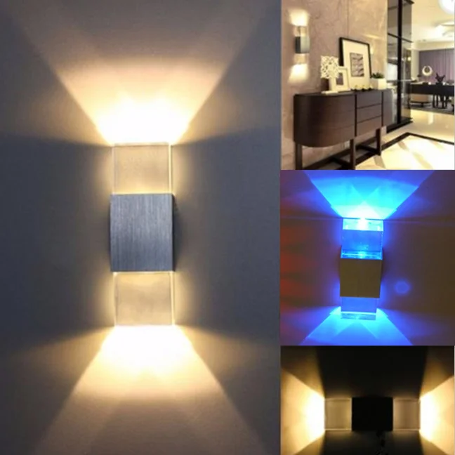 Genuine Latest type 2W 6W Square COB LED Wall Lamp Light Acrylic Crystal Home Lighting Indoor wall light Decoration 220V
Genuine Latest type 2W 6W Square COB LED Wall Lamp Light Acrylic Crystal Home Lighting Indoor wall light Decoration 220V