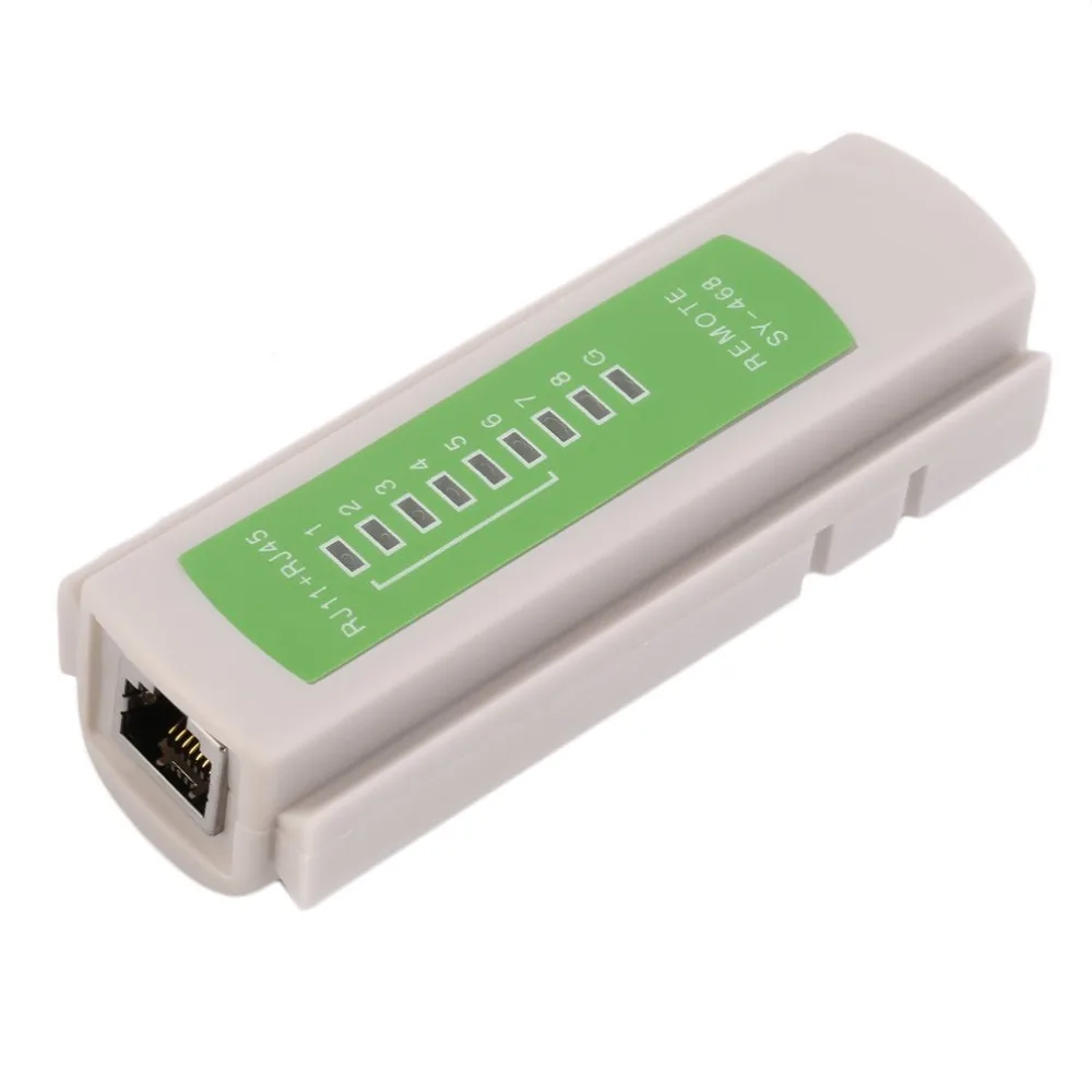Professional RJ45 RJ11 RJ12 CAT5 UTP Network LAN USB Cable Tester Detector Remote Test Tools Networking Tool
Professional RJ45 RJ11 RJ12 CAT5 UTP Network LAN USB Cable Tester Detector Remote Test Tools Networking Tool