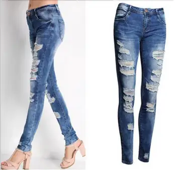 Low Waist Distressed Jeans New 2017 Ladies Cotton Denim Pants Stretch Womens Ripped Skinny Denim Jeans For Female
Low Waist Distressed Jeans New 2017 Ladies Cotton Denim Pants Stretch Womens Ripped Skinny Denim Jeans For Female