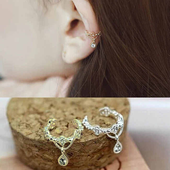 Elegant Earclip Ear Bone Folder Ear Cuff Wrap Rhinestone Cartilage Clip On Earring Fashion Lovely Gifts M65
Elegant Earclip Ear Bone Folder Ear Cuff Wrap Rhinestone Cartilage Clip On Earring Fashion Lovely Gifts M65