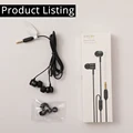 Baseus H04 Bass Sound Earphone In-Ear Sport Earphones with mic for xiaomi iPhone Samsung Headset fone de ouvido auriculares MP3