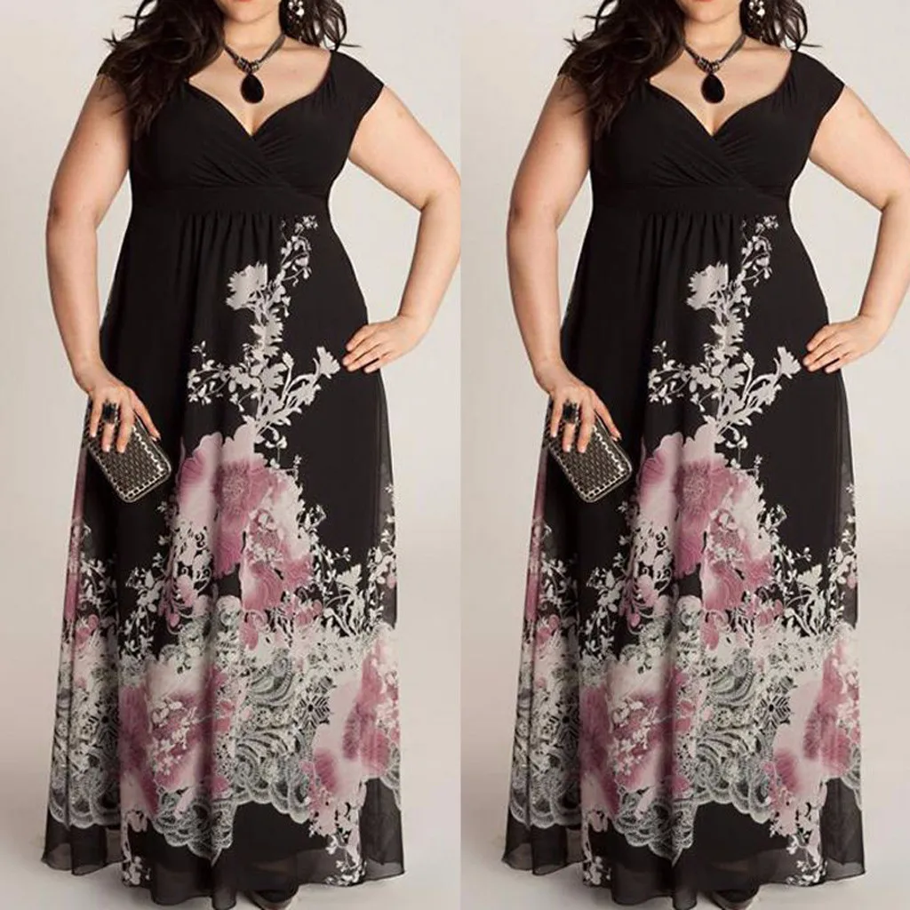 JAYCOSIN Women's Fashion Summer V-neck Leisure Sexy Printed Long Dresses Slim Fit Hot Ladies Pretty Casual vestidos dropship
JAYCOSIN Women's Fashion Summer V-neck Leisure Sexy Printed Long Dresses Slim Fit Hot Ladies Pretty Casual vestidos dropship