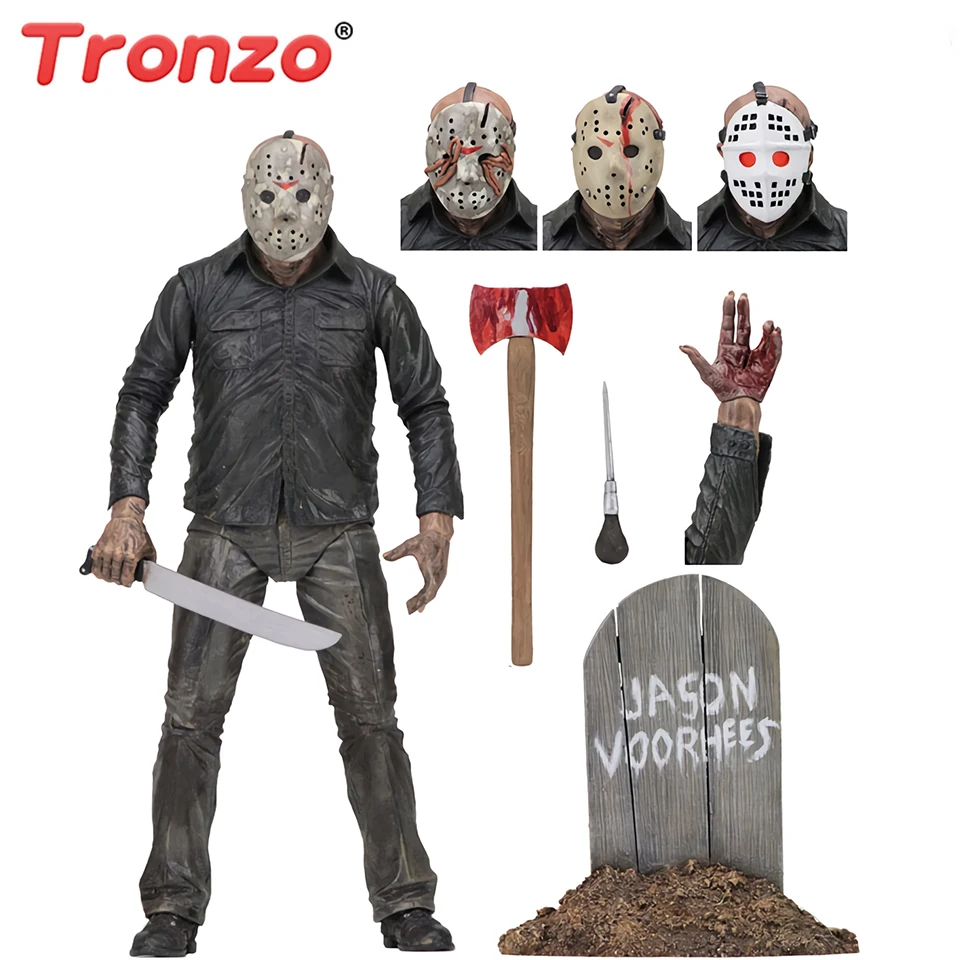 Tronzo NECA Friday the 13th Jason Voorhees 1980 Movable PVC Action Figure Horror Movie Friday the 13th Figurals Toys Gifts
Tronzo NECA Friday the 13th Jason Voorhees 1980 Movable PVC Action Figure Horror Movie Friday the 13th Figurals Toys Gifts