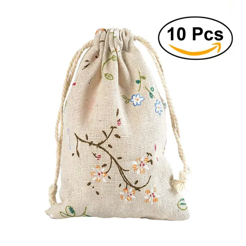 printed gift bags kids birthday party favor candy drawstring