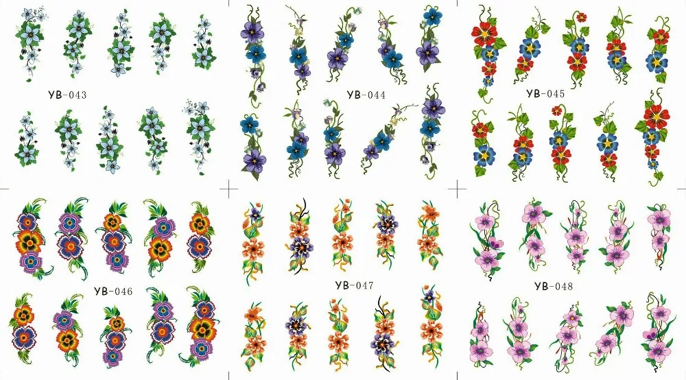 6 PACKS / LOT NAIL ART WATER TRANSFERS STICKERS NAIL DECALS FLOWER EPIPHYLLUM IRIS YB043-048
6 PACKS / LOT NAIL ART WATER TRANSFERS STICKERS NAIL DECALS FLOWER EPIPHYLLUM IRIS YB043-048