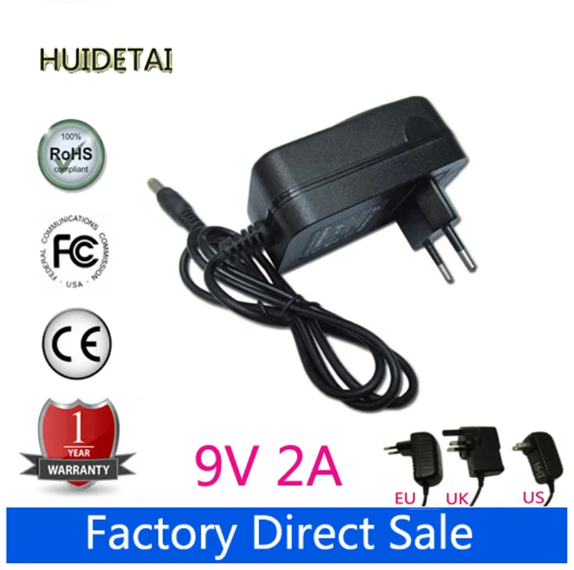 9V 2A AC/DC Power Adapter For Brother P-Touch H-105 PT-80 PT-90 P1000 PT-D200 PTD200 PT-D200VP Label Maker
9V 2A AC/DC Power Adapter For Brother P-Touch H-105 PT-80 PT-90 P1000 PT-D200 PTD200 PT-D200VP Label Maker
